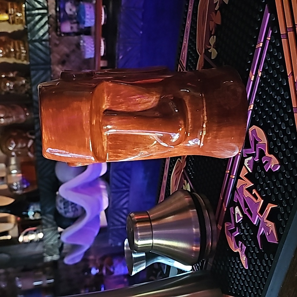 Vintage Trader Dick's Moai Tiki Mug from Nugget Casino Sparks, Nevada